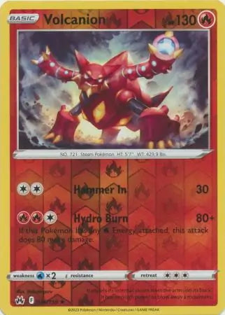 Crown Zenith Volcanion #26/159 reverse holo